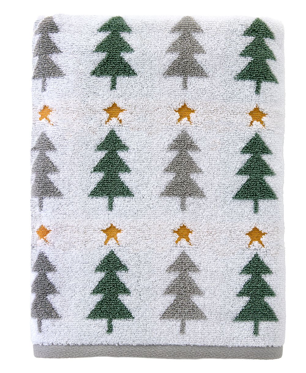 SKL Home Multi Tree Jacquard Bath Towel, 27" x 50"