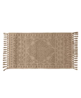 Коврик для ванной French Connection Nellore Fringe Cotton 26" x 49"