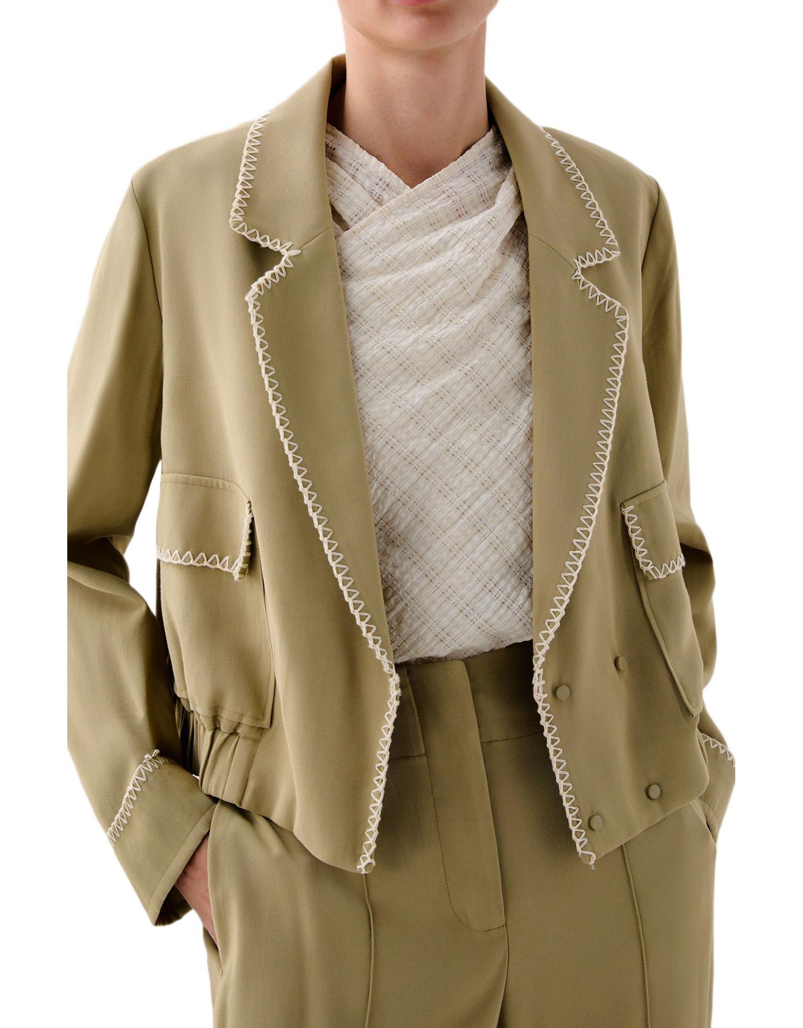 Scalpers Women's Safari Stitching Blazer
