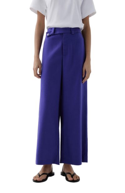 Scalpers Women's Linen Plain Pant