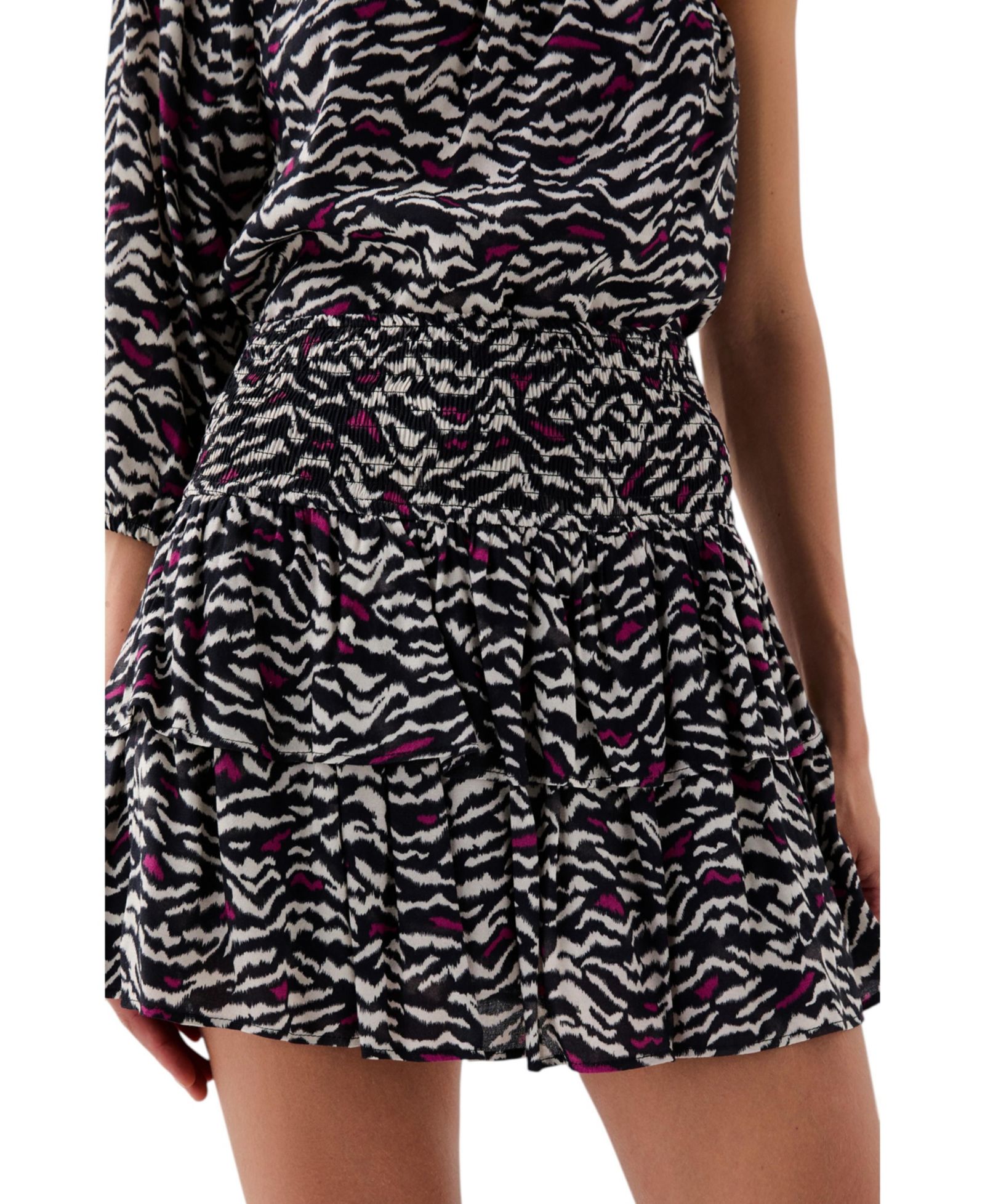 Scalpers Women's Ruffle Mini Skirt