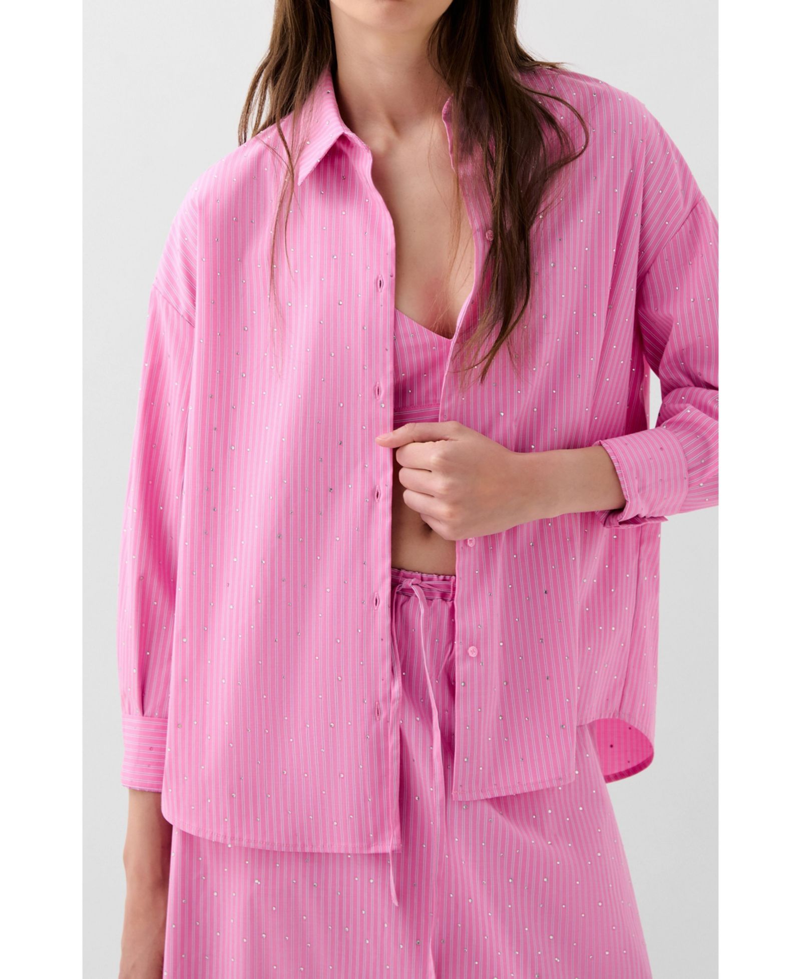 Scalpers Women's Strass Set Shirt