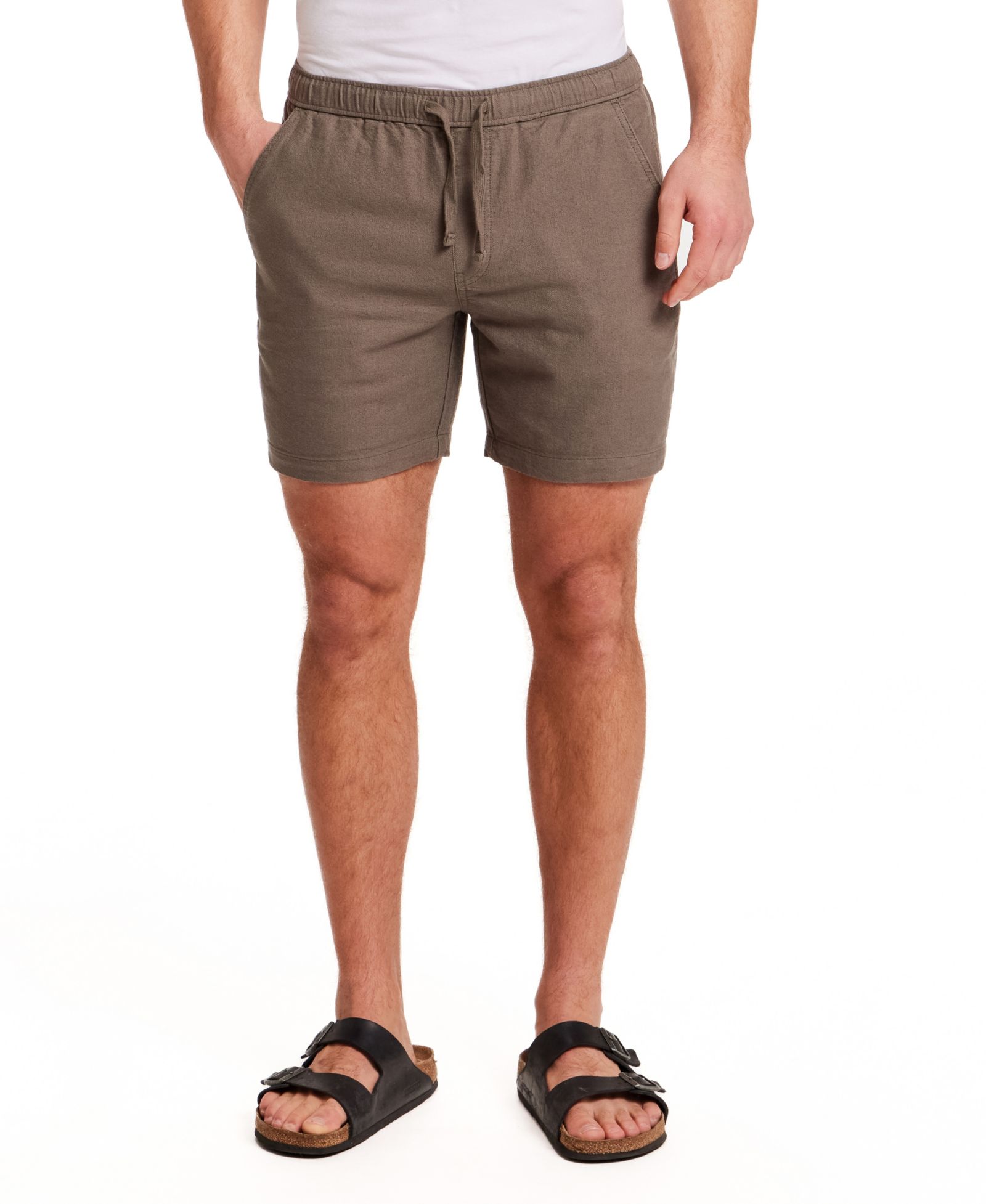 Weatherproof Vintage Men's Regular-Fit 7" Linen Shorts