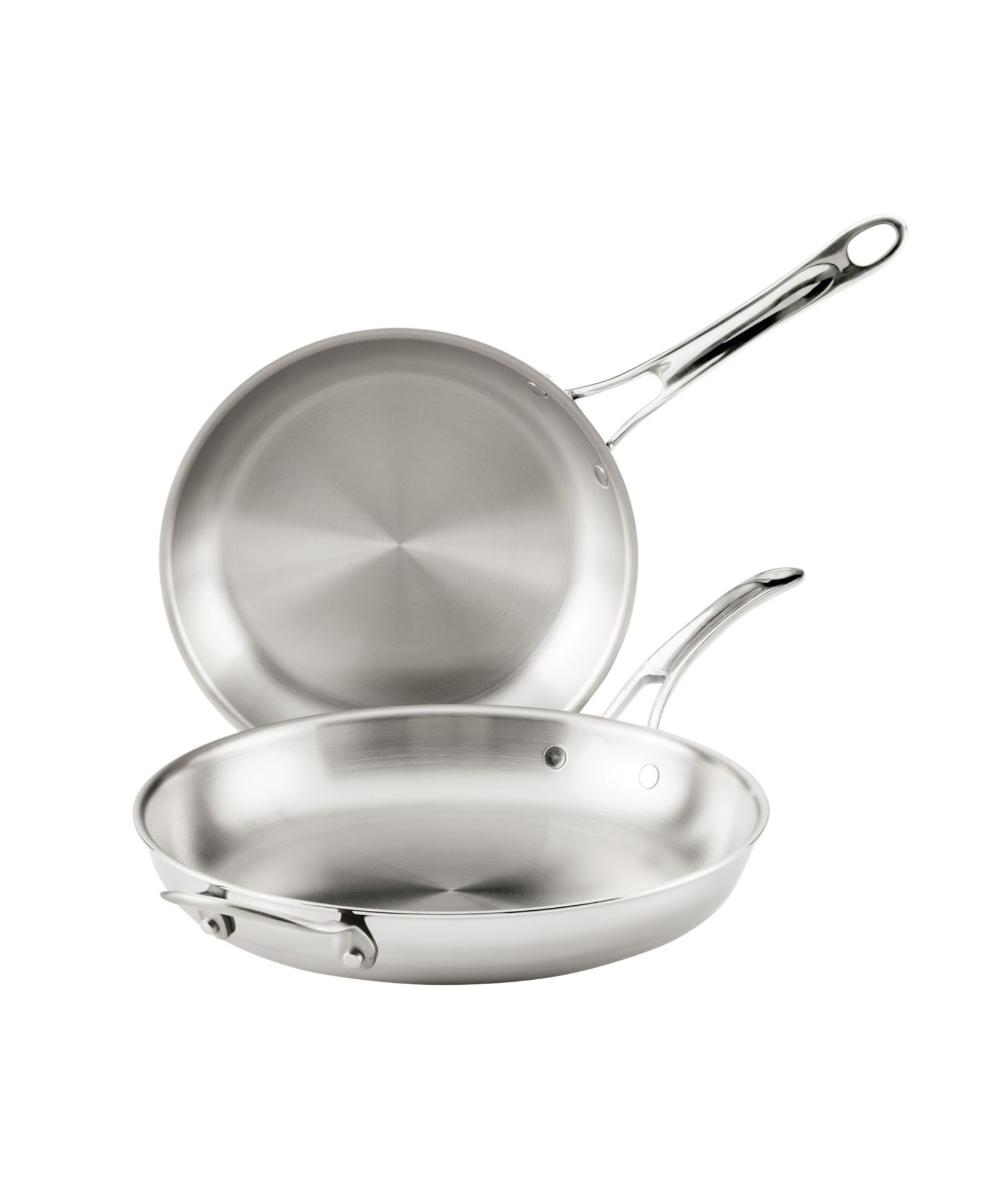 Набор сковородок Anolon EverLast Stainless Steel 2-Pc. Tri-Ply Clad