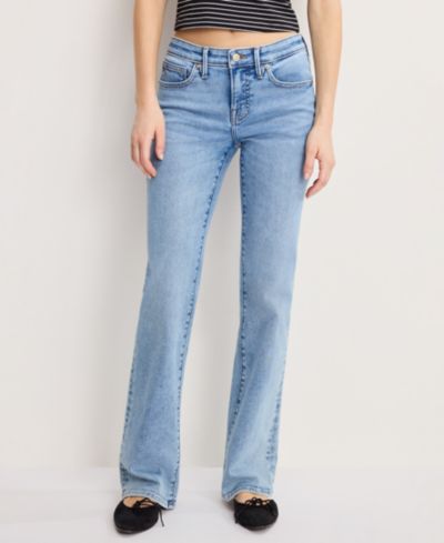 Good American Women's Low-Rise Boot Jeans