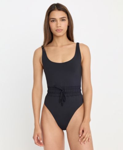 Good American Женский слитный купальник Matte Waist Framer