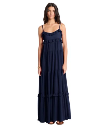 Women's Sleeveless Tiered Maxi Dress