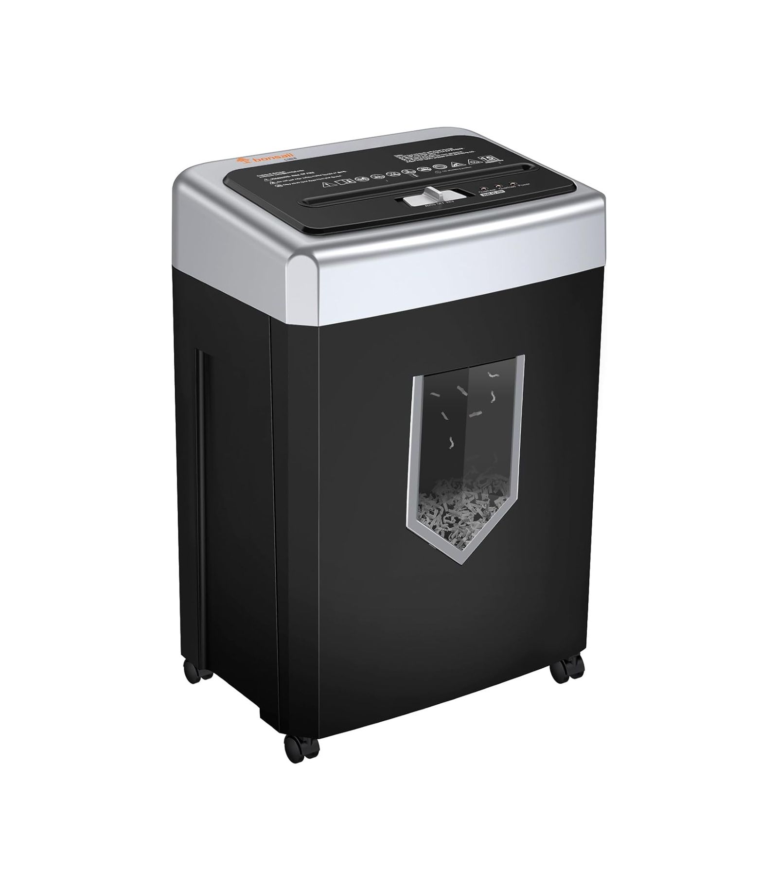 Шредер Bonsaii 15-Sheet Office Paper Shredder Heavy-Duty Crosscut