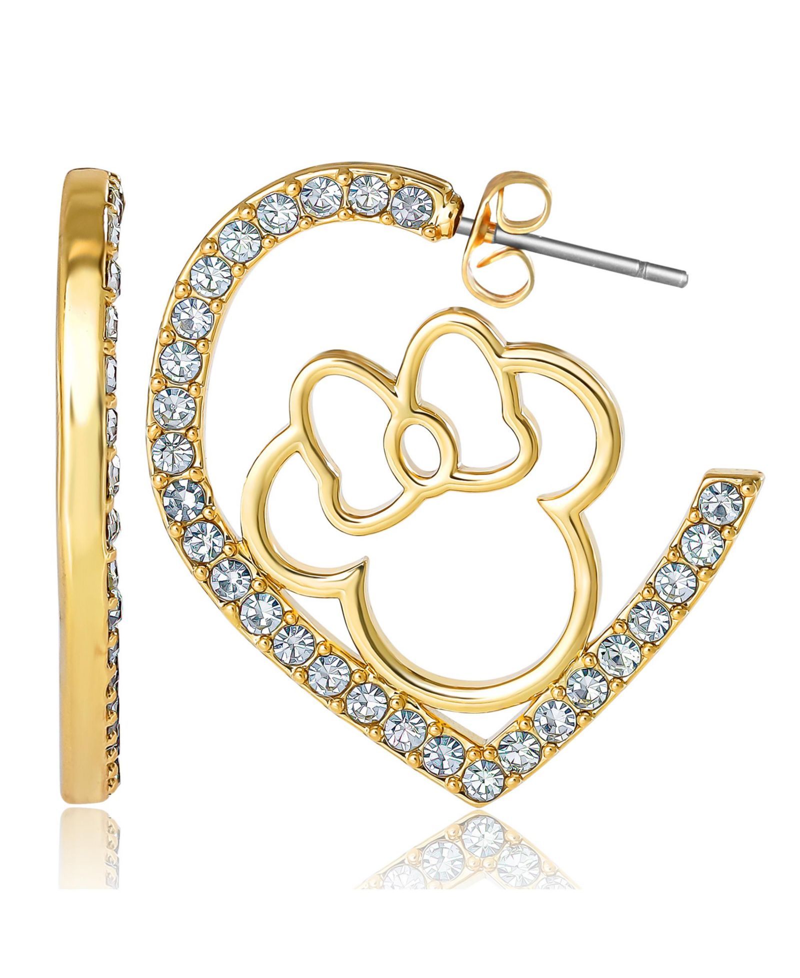 Disney Minnie Mouse серьги с кристаллами