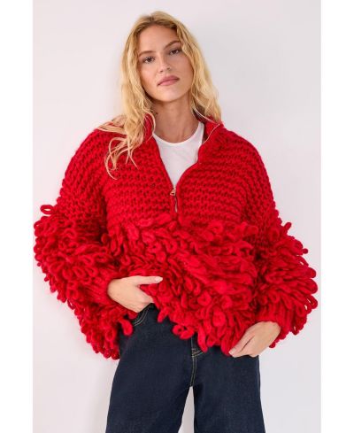 Nasty Gal Женский джемпер Loopy Quarter Zip