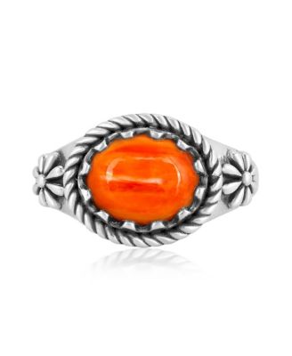 Кольцо American West Jewelry из стерлингового серебра с розовым опалом, размеры от 5 до 11