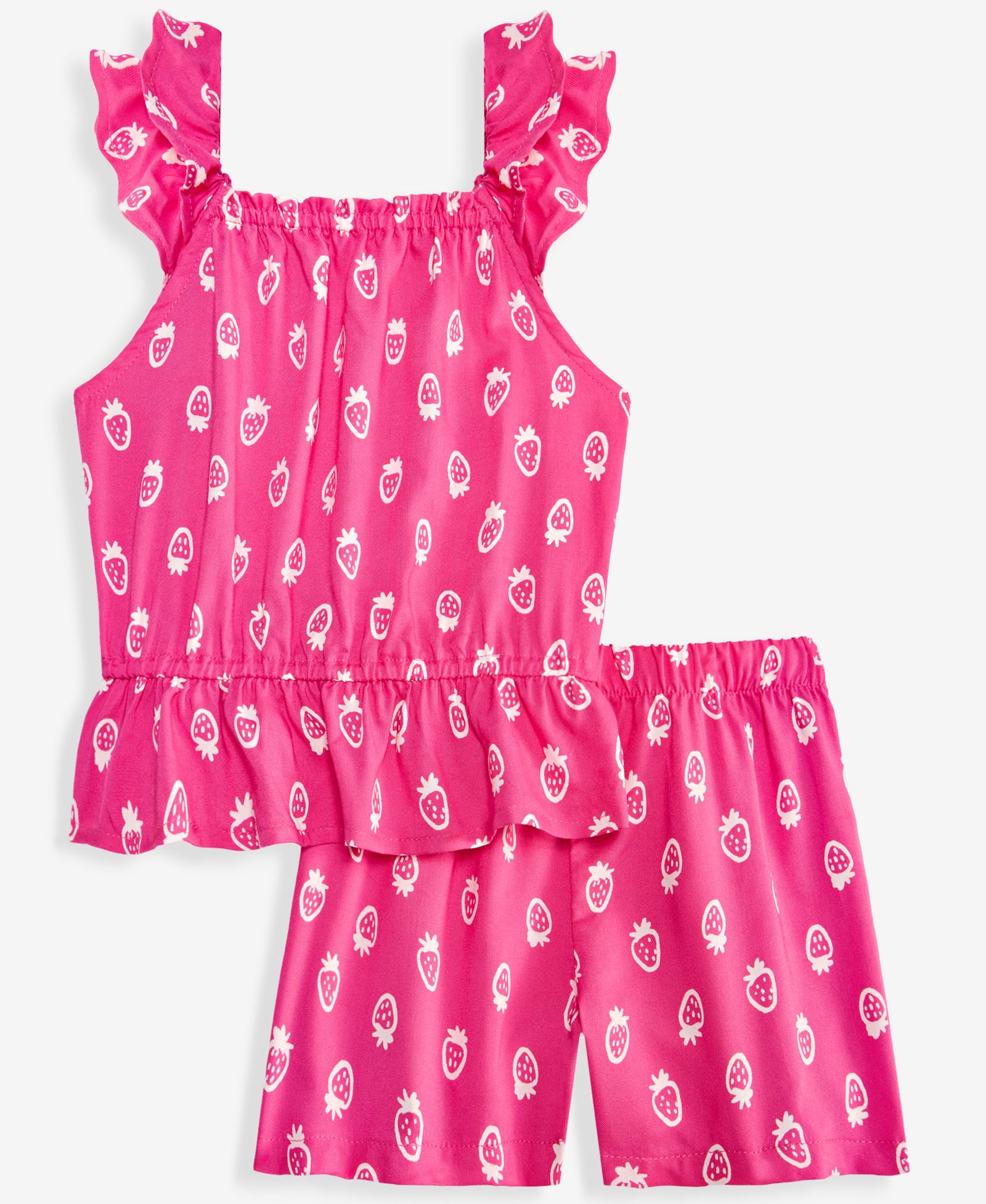 Комплект из топа и шорт Epic Threads Toddler Girls' 12M-5T Berry-Print, 2-Piece Set