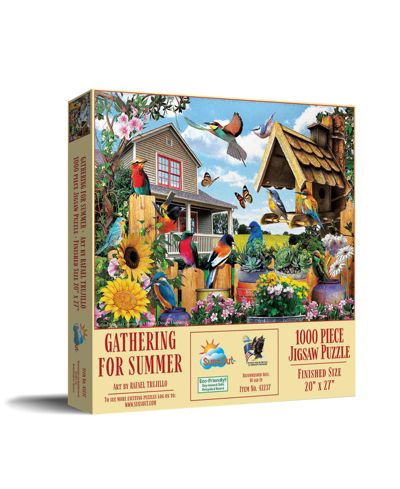 Sunsout Gathering for Summer 1000 Piece Jigsaw Puzzle, Ages 15+