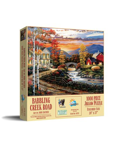Sunsout Babbling Creek Road 1000 Piece Interlocking Jigsaw Puzzle, Ages 15+