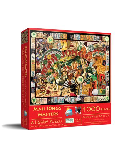 Sunsout Mah Jongg Masters 1000-Piece Jigsaw Puzzle, Ages 15+