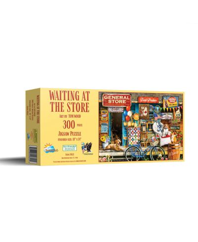 Sunsout Waiting at the Store 300 Piece Jigsaw Puzzle, Ages 15+