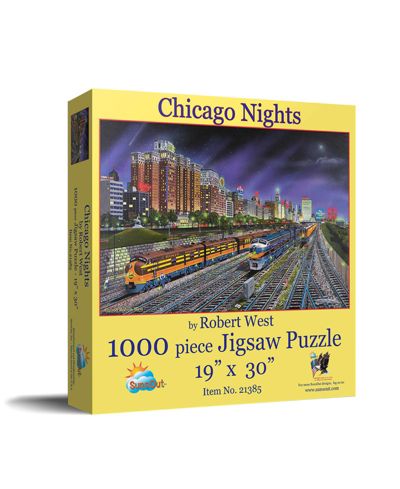 Пазл SunsOut Chicago Nights, 1000 деталей для взрослых