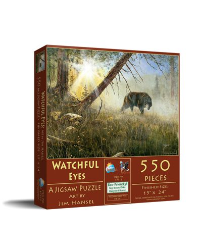 Sunsout Watchful Eyes 550 Piece Jigsaw Puzzle, Ages 15+