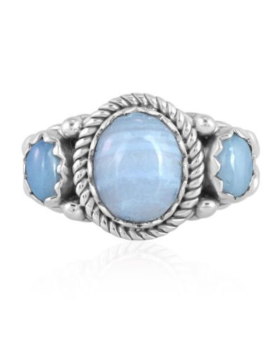 Кольцо American West Jewelry Sterling Lace Agate