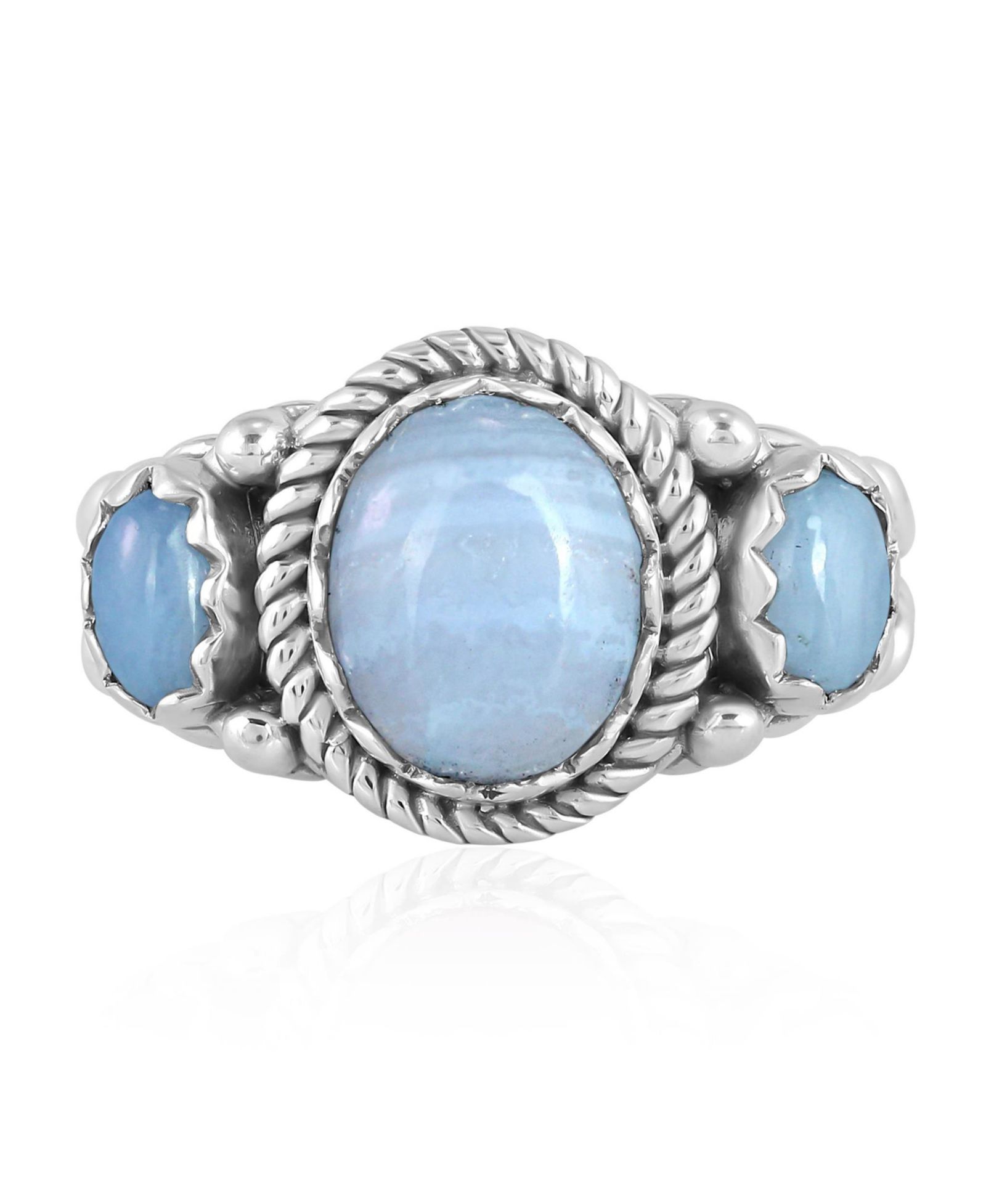 Кольцо American West Jewelry Sterling Lace Agate