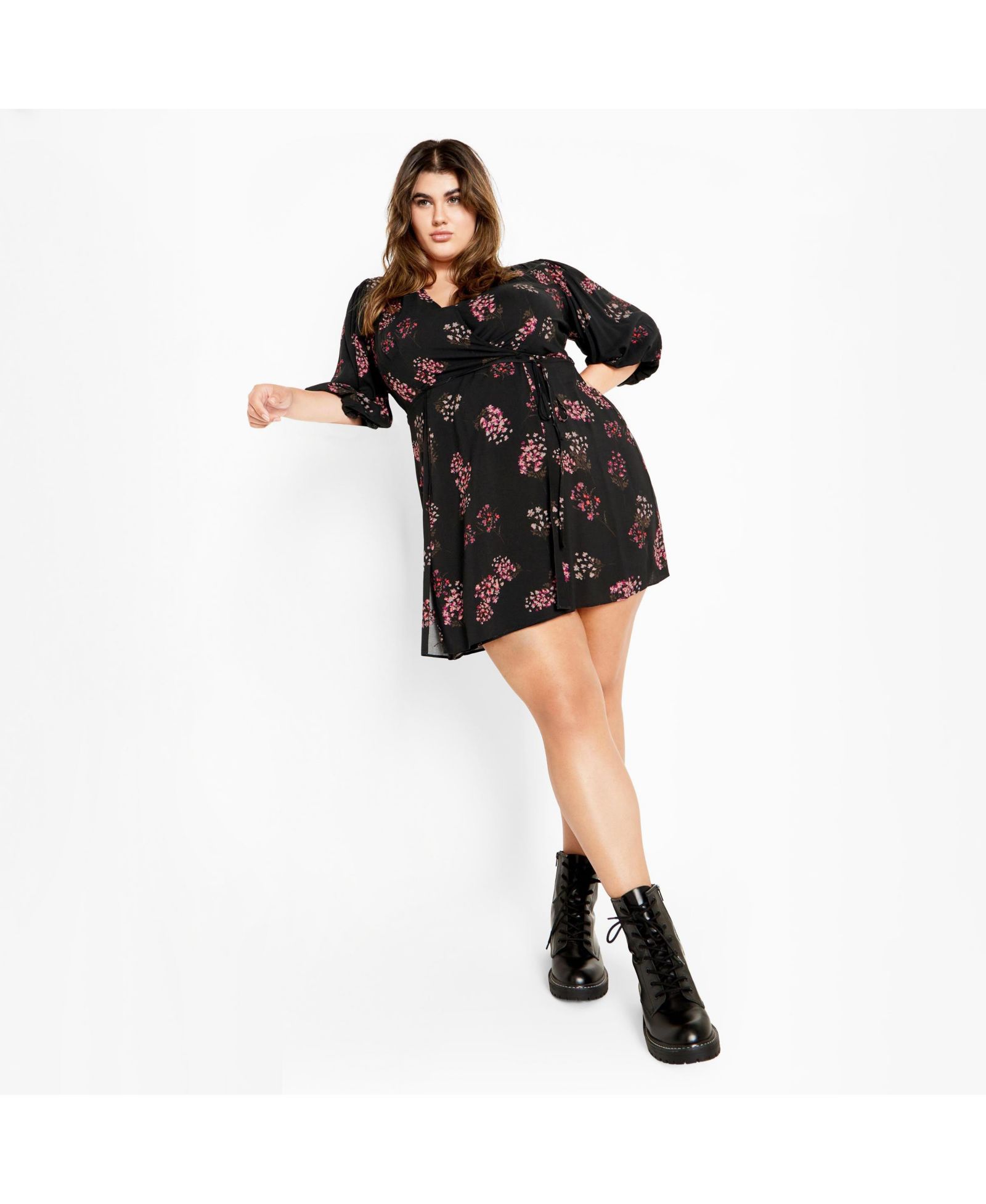 CITY CHIC Plus Size Cassie Floral Dress
