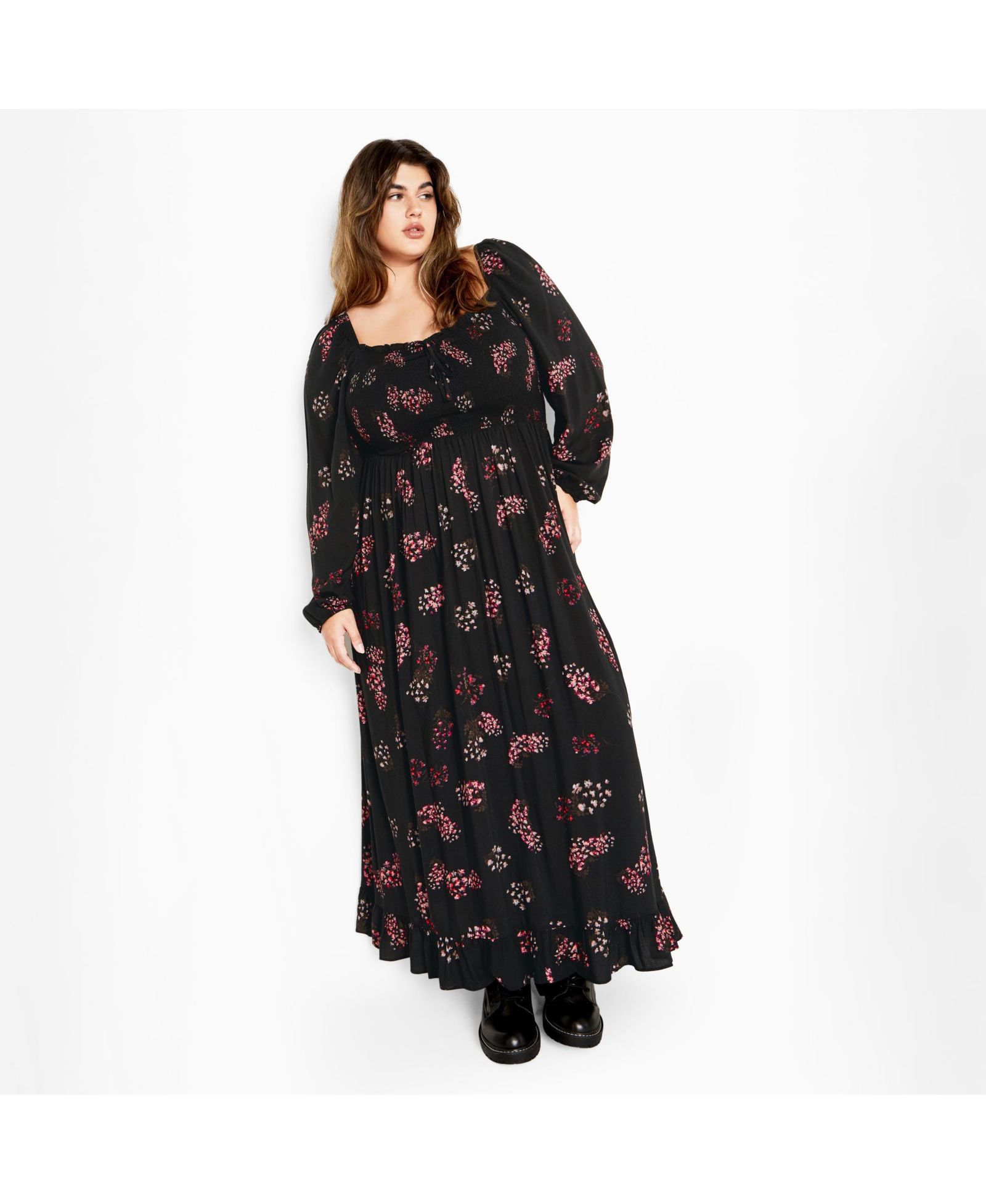 CITY CHIC Plus Size Cassie Floral Maxi Dress