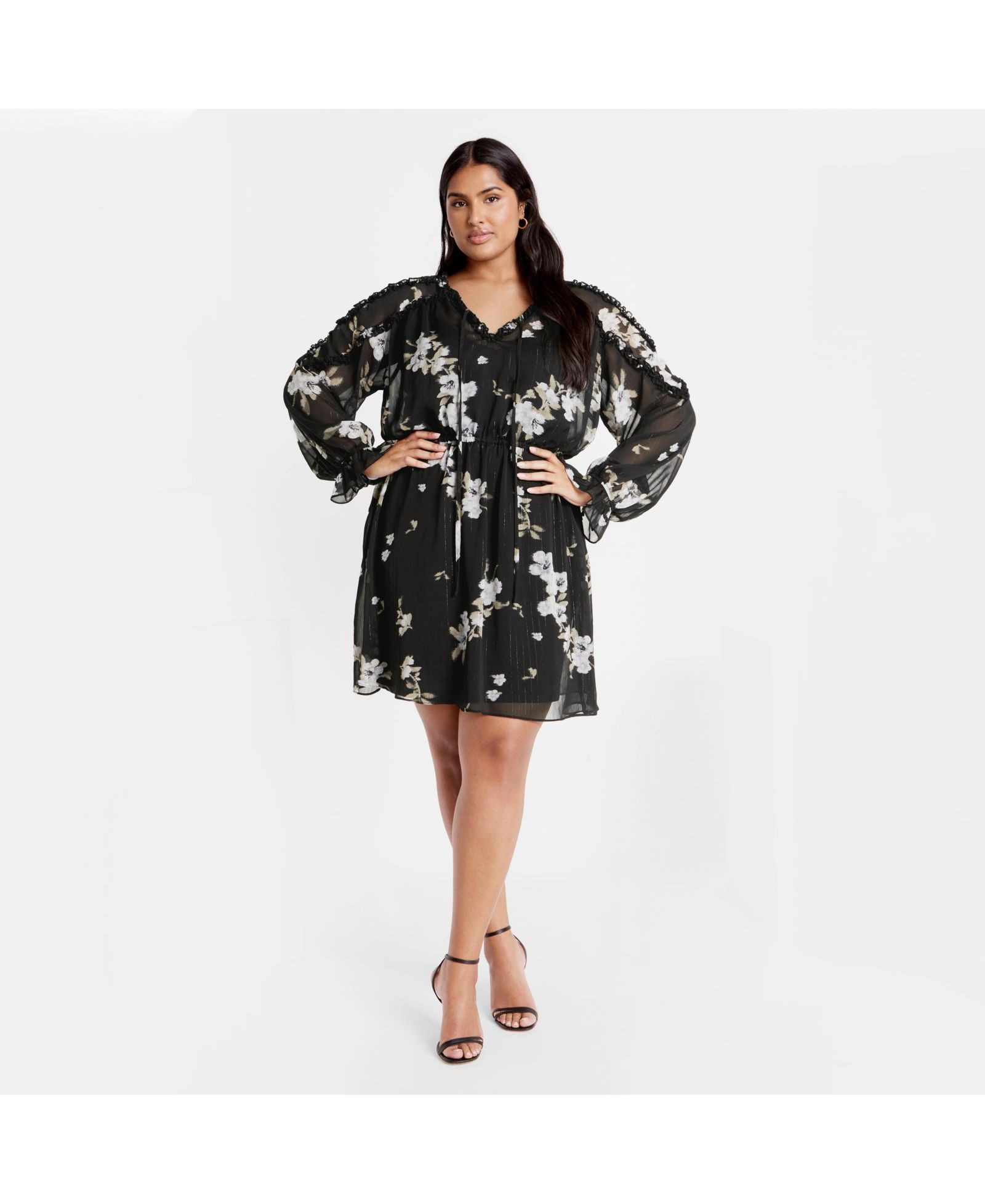 Платье Amira с принтом CITY CHIC Plus Size