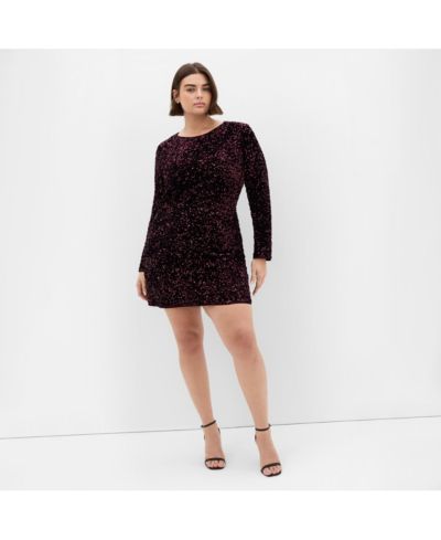 CITY CHIC Plus Size Sequin Eclipse Dress