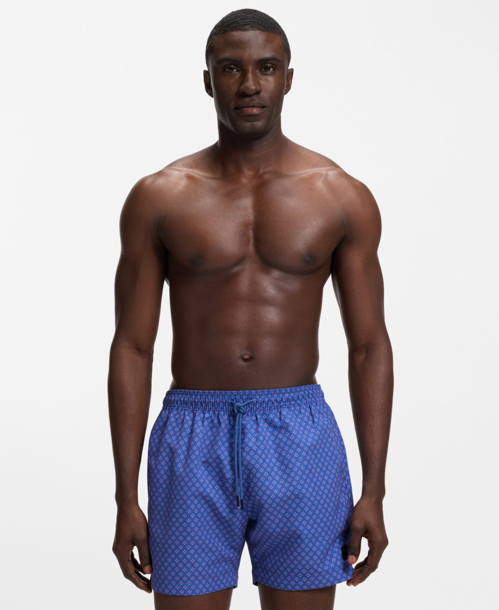 Hugo Boss Мужские плавки-шорты Printed Dots 5" Swim Trunks