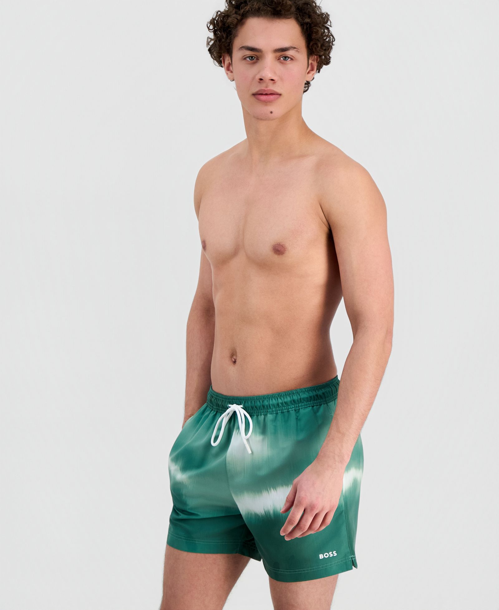BOSS by Hugo Boss Men's Regular-Fit 5" Swim Trunks