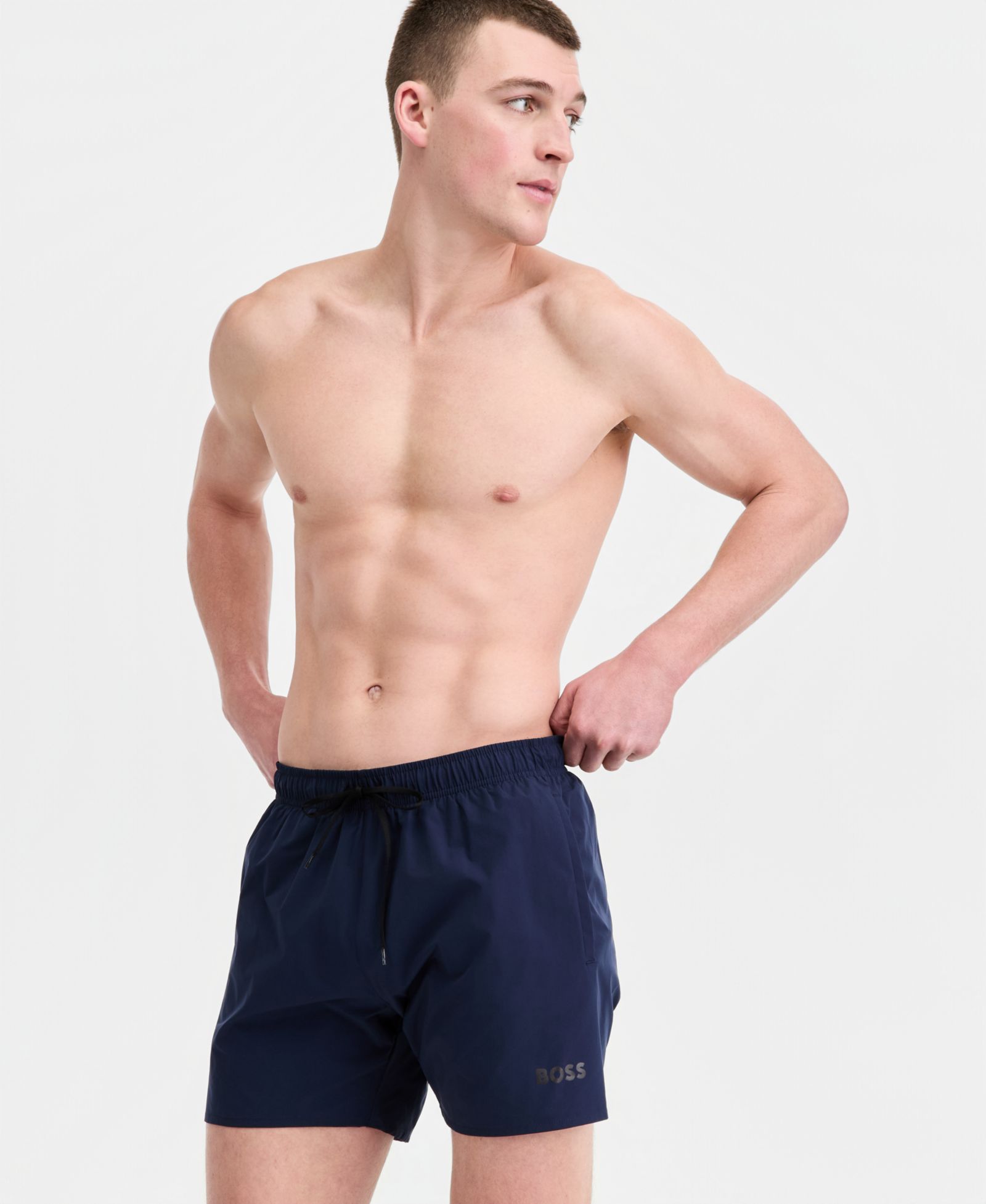 BOSS by Hugo Boss Men's Bay 5" Stretch Swim Trunks