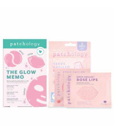Patchology 4-Pc. The Glow Memo Hydrating & Smoothing Skincare Kit