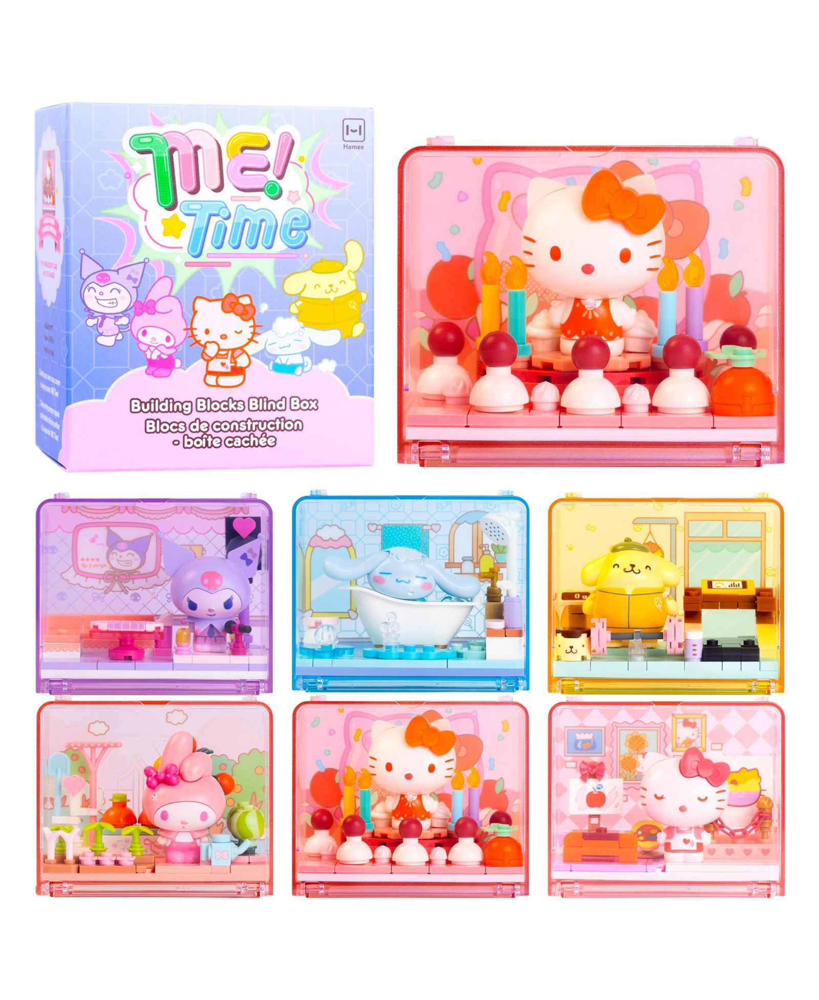 Коллекционный бокс Hamee Sanrio Hello Kitty and Friends 'Me Time' с кубиками