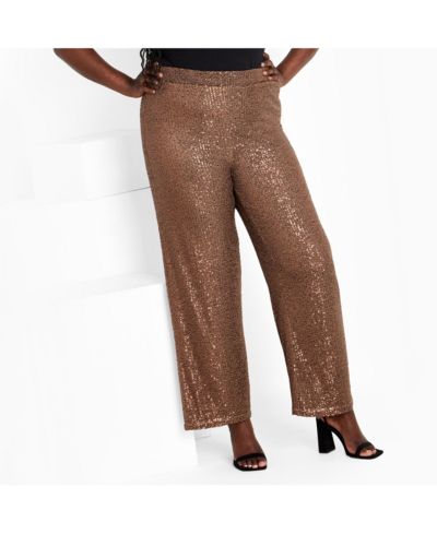 CITY CHIC Plus Size Avery Sequin Pant