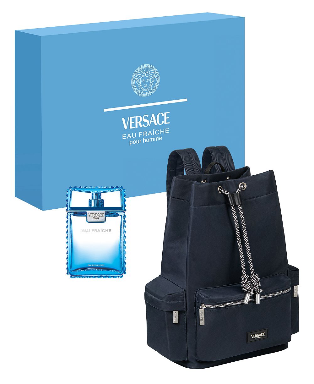 Набор парфюмерии Versace 2-Piece Man Eau Fraiche Eau de Toilette с рюкзаком