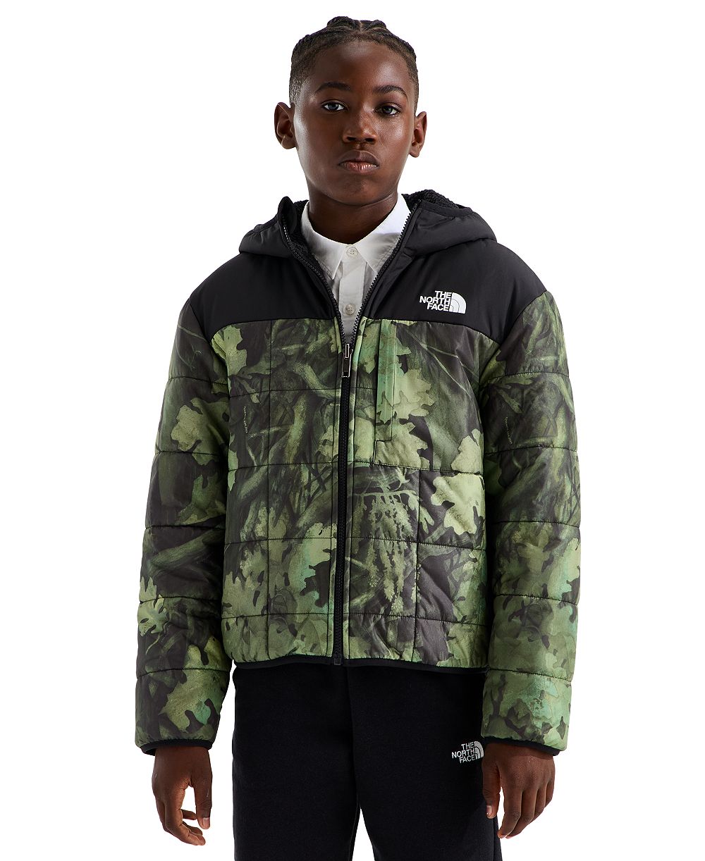 Детская куртка The North Face, двусторонняя, с капюшоном