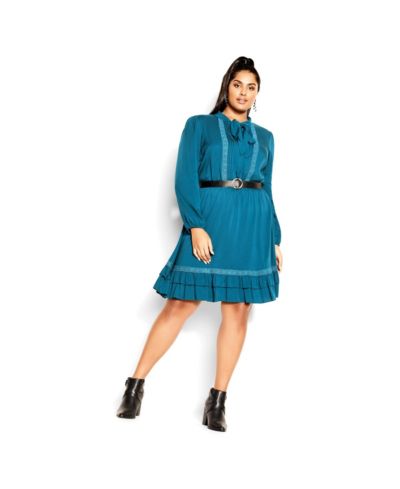 Платье CITY CHIC Plus Size Precious Tie Dress