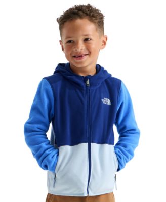 The North Face детский флисовый худи с полным zipperом Glacier для мальчиков и девочек 2T-7