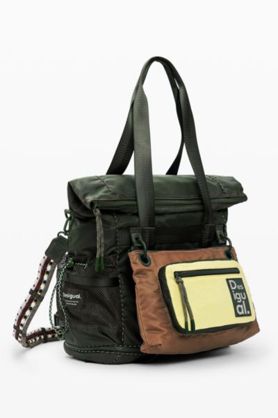 Desigual Women's Large multiposition waxed backpack
