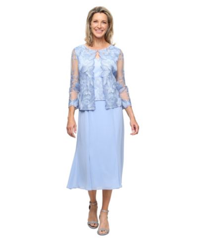 Alex Evenings Женский Scoop Neck Jacket Dress