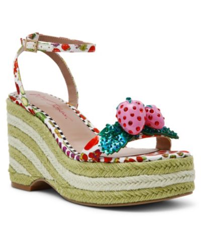 Betsey Johnson Women's Bobbie Platform Wedge Sandals