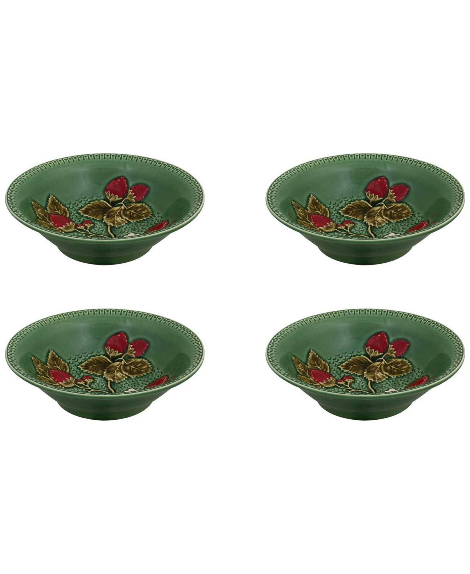 Набор мисок Bordallo Pinheiro Strawberries, 4 штуки