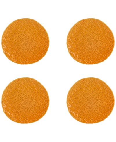 Bordallo Pinheiro Amazonia Fruit Plates, Set of 4