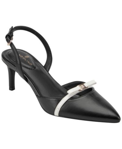 Женские туфли Bandolino Pracen Bow Slingback Kitten Heel Pumps