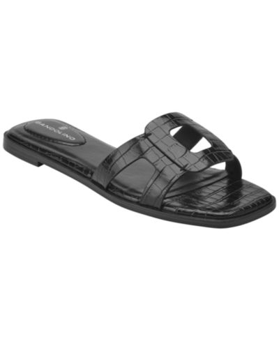 Женские сандалии Bandolino Vienma Square Toe Slide Flat