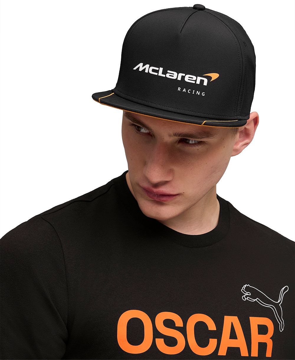 Puma Men's McLaren Racing Flat-Brim Five-Panel Snapback Baseball Cap