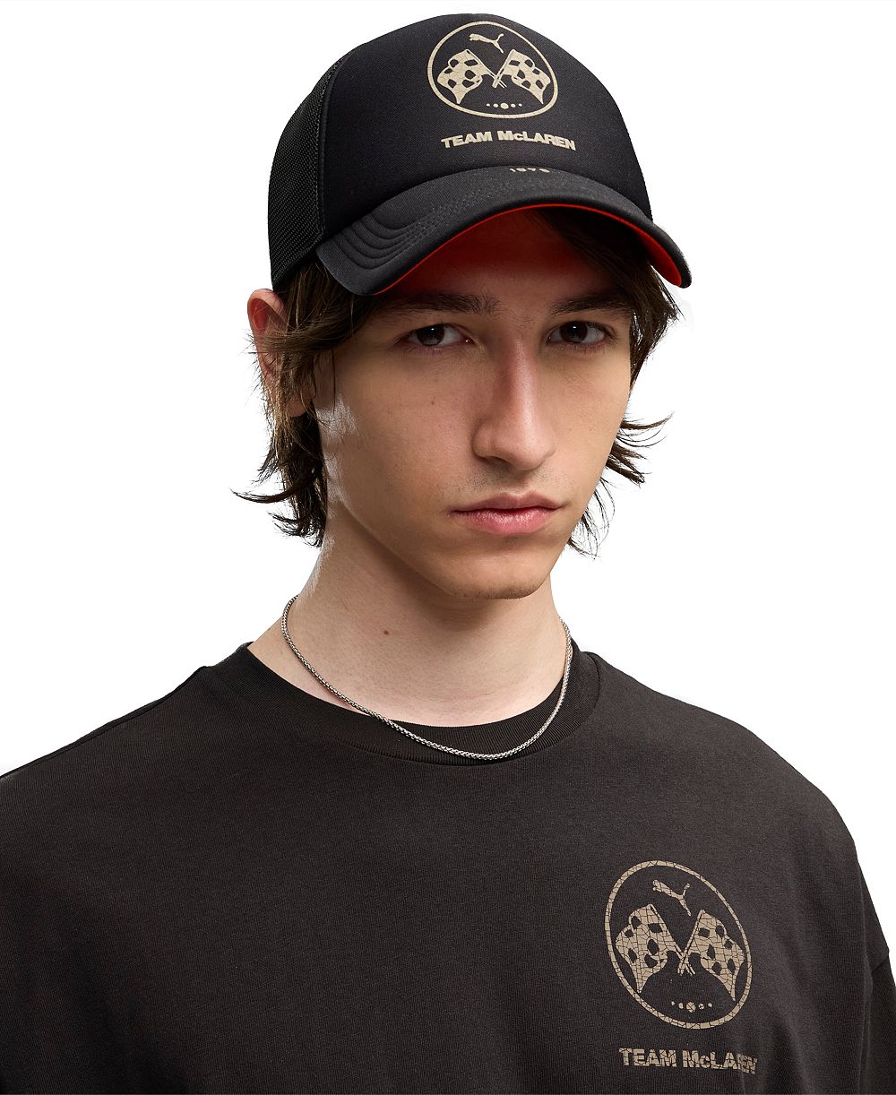 Puma Men's McLaren Racing Snapback Structured Trucker Cap