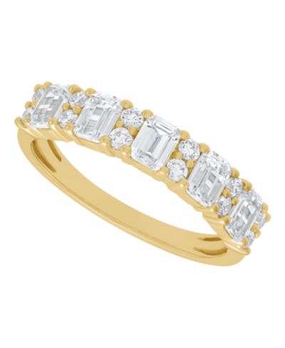 Кольцо с лабораторным бриллиантом IGI Certified (1-1/2 ct. t.w.) из 14k желтого или белого золота