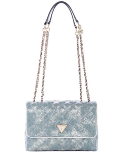GUESS Giully Ii 2 Compartment Convertible Small Flap Handbag