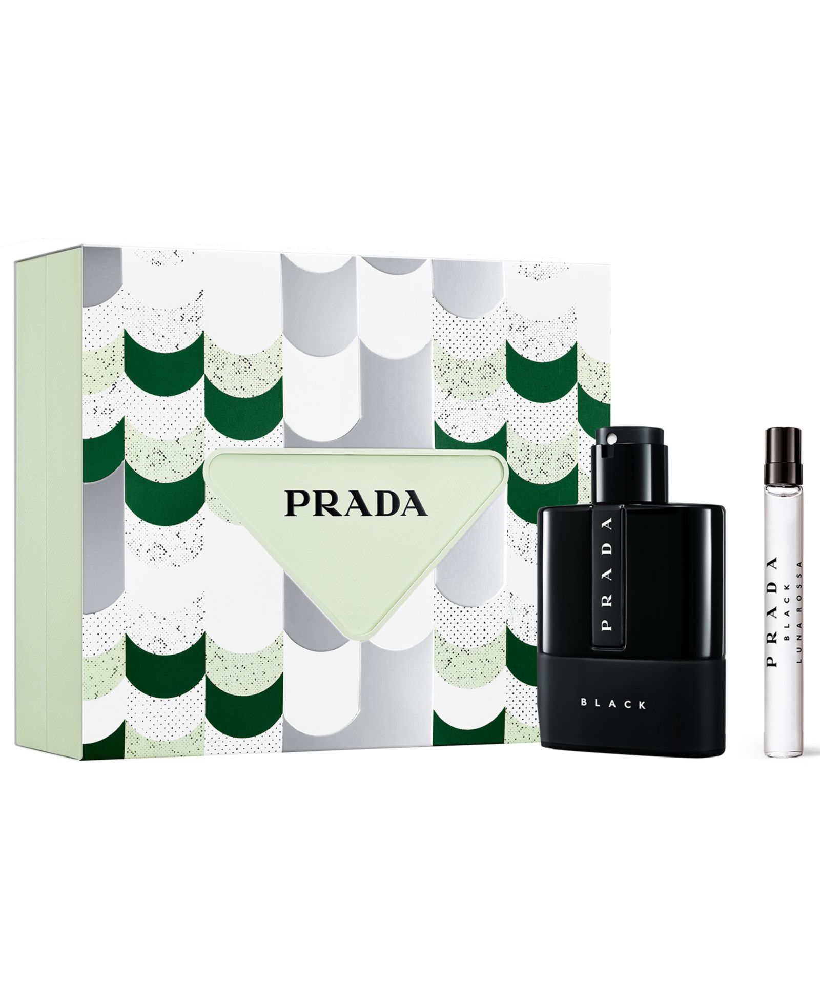 Подарочный набор парфюмерии PRADA 2-Pc. Luna Rossa Black Eau de Parfum с полноразмерным флаконом